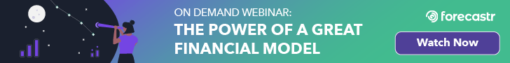 Banner: Financial modeling webinar